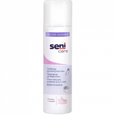 Seni care conditioning and washing body foam