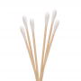 Wooden cotton applicators sterile
