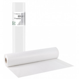 Waterproof white exam table paper 58cm x 50m