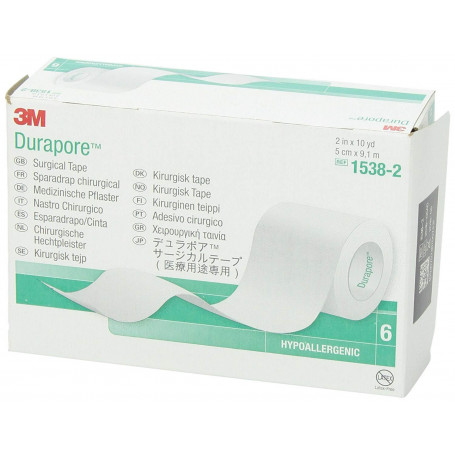 3M Durapore Silk surgical tape 5cm x 9.1m