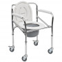 Folding commode toilet chair 0809156