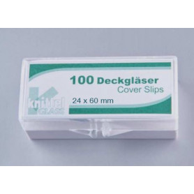 Καλυπτρίδες Knittel Glass  24x60mm