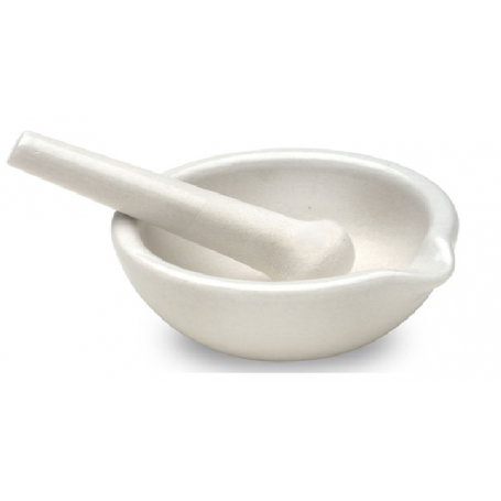 Porcelain mortar and pestle 21cm