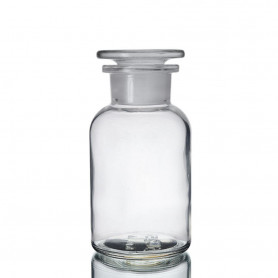 Clear glass reagent bottle with cap 2000ml