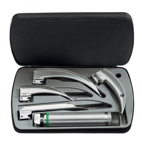 HEINE Classic+ laryngoscope set LED Paed 1, Mac 2, 3 & 4