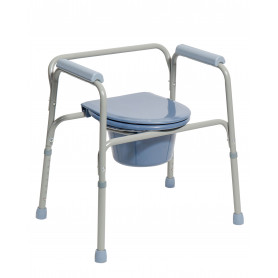 Fixed steel toilet chair ECO