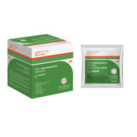 SOFTcare sterilized gauzes 15cm x 30cm (100 pcs)