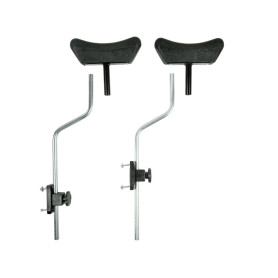 Leg holder kit for gynaecological couch