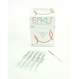 EACU acupuncture needles 0.25 x 30mm with guide (100 pcs)