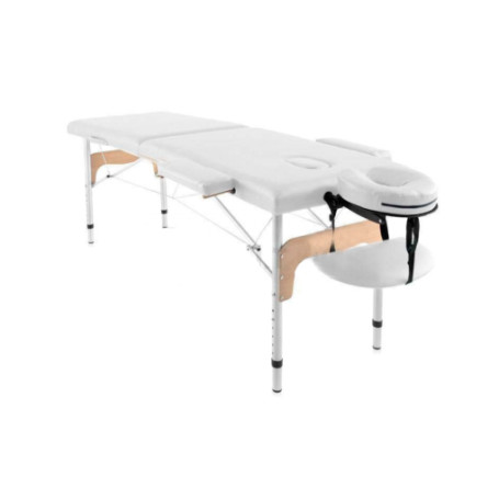 Quirumed Portable aluminium table 180x60cm Easy 359-A1M white