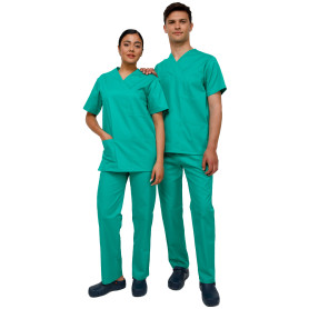 Ultima Fresh Green unisex medical scrub set
