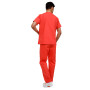 Ultima Sunrise Coral unisex medical scrub set