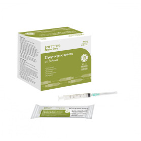 SoftCare syringes with needle 3cc 21G x 1 1/2 (100 pcs)