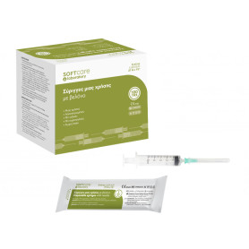SoftCare syringes with needle 5cc 21G x 1 1/2 (100 pcs)