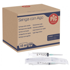Pic syringes 10cc 21G (100 pcs)
