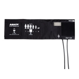 Premium blood pressure adult cuff with 2 tubes 25-40cm 32832